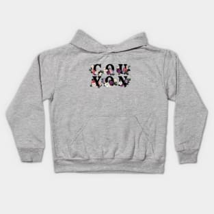 Couyon (Floral) Kids Hoodie